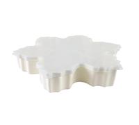 Christmas Snack Tray - Holiday Serving Tray with Lid, Snack Box Container for Treats, Nuts, Fruit, Popcorn, Dips, and Desserts, Perfect for Party Tables, Countertops, Halloween, Fall, and Festive