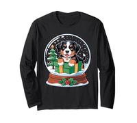 Christmas Snow Globe Bernese Mountain Dog X-Mas Tree Manga Larga
