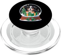 Christmas Snow Globe Bernese Mountain Dog X-Mas Tree PopSockets PopGrip para MagSafe