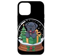 Christmas Snow Globe Cane Corso X-Mas Tree Carcasa para iPhone 12 Mini