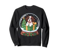 Christmas Snow Globe English Springer Spaniel X-Mas Tree Sudadera