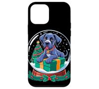 Christmas Snow Globe Great Dane X-Mas Tree Carcasa para iPhone 12 Mini