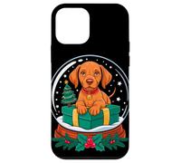 Christmas Snow Globe Hungarian Vizsla X-Mas Magyar Vizslas Carcasa para iPhone 12 Mini