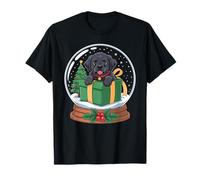 Christmas Snow Globe Newfoundland X-Mas Tree Newfie Camiseta