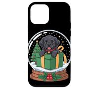 Christmas Snow Globe Newfoundland X-Mas Tree Newfie Carcasa para iPhone 12 Mini