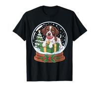 Christmas Snow Globe Shorthaired Pointer X-Mas Tree GSP Camiseta