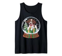 Christmas Snow Globe Shorthaired Pointer X-Mas Tree GSP Camiseta sin Mangas