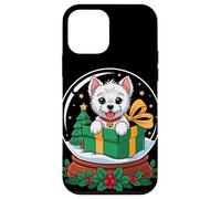 Christmas Snow Globe West Highland White Terrier Westie Carcasa para iPhone 12 Mini