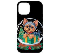 Christmas Snow Globe Yorkshire Terrier X-Mas Yorkie Terriers Carcasa para iPhone 12 Mini