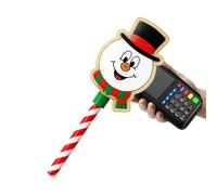 Christmas Snowman Card Payment Wand, TapToPay Decorative Checkout Wand | Christmas Payment Wand,Snowman Elk Wand Credit Card Holder for Christmas Travel Commuting Photography Party Cafe Retail Store