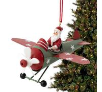 Christmas Snowman Hangings Tree Decorations - /4.92 * 4.72inchon Airplane Ornament Christmas Tree Aircraft Hangings Pendant,Santa Claus/Snowman Plane Decor for Treee Fireplace Home Decor Party