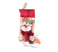 Christmas Socks Candy Bags, Christmas Stocking Bag, Cartoon Fireplace Christmas Stockings, Adorable Christmas Wrapping Bags, 24 x 11 x 14 cm Christmas Socks for Table Decor & Fireplace Decor