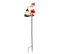 Christmas Solar Lights Outdoor - Santaclaus Lantern, Santa Design Solar Christmas Lights Outdoor Decorations, Stake LED Lamp | For Garden, Yard, House, Patio, Lawn, Backyard, Walkway, Path