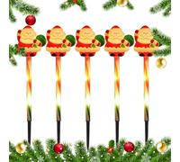 Christmas Solar Lights - Outdoor Waterproof LED Garden Decor | Sturdy Solar Powered Design Ideal for Garden Yard Lawn Patio Pathway Porch Home Decor Living Room and Holiday Party Use, 41x4x4cm