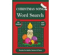 Christmas Song Word Search: Puzzle Book Perfect for a Christmas Gift (6x9) inches