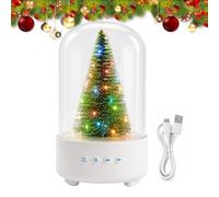 Christmas Speaker Tree, USB Rechargeable Holiday Audio, 12x6 Inches Wireles | Holiday Speaker Tree, Wireless Christmas Audio Device, USB Rechargeable Speaker with LED Lights, Festive Sound System for Din