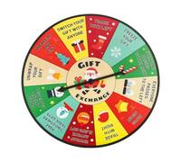 Christmas Spinner Wheel,Winter Holiday Party Supplies - Christmas Spin Wheel for Prizes,for Family Coworkers Boys Girls Women Men Teens