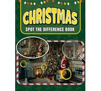 Christmas Spot The Different: Relaxing Your Brain With This Find The Difference Puzzle Books For Adults, Kids, Teens, Activity Book For Christmas, Stress Relief