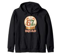 Christmas Squad 67 Funny Holiday Family Matching Six Seven Sudadera con Capucha