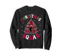Christmas Squad Bigfoot Christmas Tree Family Holiday Kids Sudadera