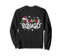 Christmas Squad Plaid Santa Hat Family Matching Xmas Pajama Sudadera