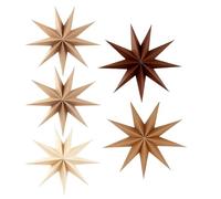 Christmas Star Decorations, Eye-Catching Holiday Wall Pendant Decoration | Stars Christmas Party Decorations, Festive For Wedding Indoor Outdoor Bedroom Office Window Dorm Restaurant