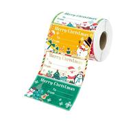 Christmas Sticker Roll - 2,95 x 1,57 pulgadas Christmas Label Sticker, Adhesive Cute Funny, Self-Adhesive Decals For Envelope For Bread Bags Box Greetings Cards Handicrafts Wall Label Journa -