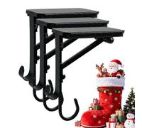 Christmas Stocking Holder | Heavy Duty Metal Non-Slip Adjustable | Christma