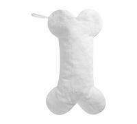 Christmas Stockings for Dogs, Dog Stockings, Snowflake Dog Stocking, Velvet Christmas Stocking, 37x17cm/14.57x6.69 Inches Snowflake, Pure White for Holiday Christmas Party