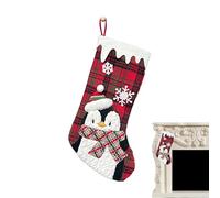 Christmas Stockings for Home, Stocking Decorations for Holidays, Hangable Holiday Stockings, Festive Christmas Hangable Stockings, Stockings for Christmas Party, Bear Penguin Santa Stockings