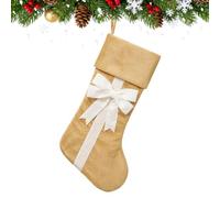 Christmas Stockings - Tradicional Velvet - Candy Bag with Bow Design Decor!