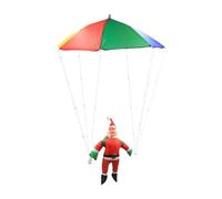 Christmas String Lights, Parachute Santa Decor, 10.62in Waterproof Ambient Lighting, Eight Mode Settings, Energy Efficient Design for Tree Party, Yard, Patio, Window, Balcony, Garden, Porch Indoor