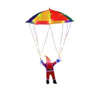 Christmas String Lights, Parachute Santa Decorative Light, Waterproof Ambient Holiday Lighting with 8 Modes, Perfect for Tree, Party, Yard, Patio, Window, Balcony, Garden, Porch