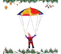 Christmas String Lights, Parachute Santa Led Decorations, 8 Lighting Modes Waterproof Design, Warm Ambient Glow, Perfect for Tree Window Yard Garden Indoor Outdoor Decor, 85cm Warm White Colorful
