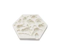 Christmas Style Square Silicone Material Chocolate Molds DIY Fondant Cake Mold Baking Tools Great Gift for Baking Lovers