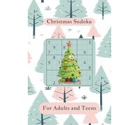Christmas Sudoku for Adults and Teens: Sudoku Puzzles with Easy to Read Print about Christmas and Cat | 6x9 inches, 110 pages | 50+ Puzzles ... Gift for Vacations, Holidays