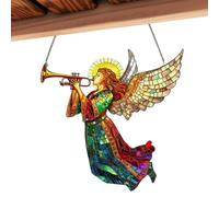 Christmas Sun Catcher - Acrylic Window Hanging Tree, Decorative Ornament Collectible, Light Reflector Indoor Decor, Holiday Season Accessory, Festive Home Decoration Supply