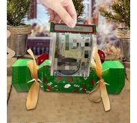 Christmas Surprise Money Pull Pouch,Christmas Money Holders for Cash,Surprise Pull out Money Gift Box for Cash Pull,Cash Gift Pouch,for DIY Money Gift with Christmas Tote Bag (2PC-C)