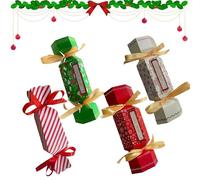 Christmas Surprise Money Pull Pouch, DIY Candy-Inspired Christmas Money Pull Pouch for Cash Gifts, Festive Reusable Holiday Box Alternative for Fun & Creative Present Giving (Style E)