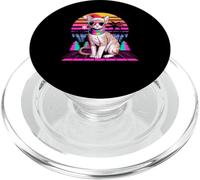 Christmas Synthwave Cornish Rex Sunglasses PopSockets PopGrip para MagSafe