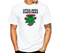 Christmas T-Shirt Printed Men Xmas Fashion Latest Style White XXL