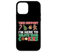 Christmas Tech Support Eliminar Cookies Funny Xmas Hombres Mujeres Carcasa para iPhone 12 Mini
