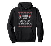 Christmas tee Santa Ho Ho Hoit Dei Fotzn Jersey de Navidad Sudadera con Capucha