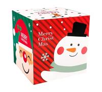 Christmas Themed Candy Box, Christmas Treat Box for Kids, Christmas Favor Box, Festive Holiday Treat Boxes, Reusable Christmas Candy Boxes 25x25x25cm/9.84x9.84x9.84in for Kids Boys Girls