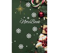 Christmas-themed notebook: Notebook with 100 lined pages is good for capturing holiday memories, making lists, or planning festive activities