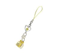 Christmas Themed Phone Ornament Unique Snowflake Crystal Mobile Charm Elegant Box Phone Layard Adornment, como se muestra