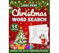 Christmas Themed Word Search Puzzle Book for Adults, Teens and Seniors with Large Print: 50 Joyful Christmas Puzzles filled with over 1,000 Holiday and Faith-Based Words to inspire and Entertain!