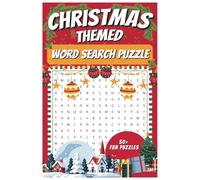 Christmas Themed Word Search Puzzle Book: Word Searches with Easy to Read Print about Christmas, Holidays, Xmas and More | 6x9 Inches, 110 pages | 50+ ... Gift for Vacations, Holidays and Free Times
