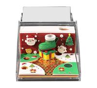 Christmas Timepiece Calendar 2026 | 3D Tear-Off Desk Planner Notepad | Festive Daily Schedule Organizer with Cover | Tear-Off Calendar Memopad for Office, Classroom, Kitchen, Christmas Decor, Gift