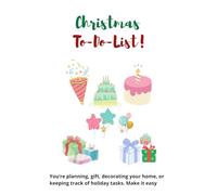 Christmas To Do List : You're planning gifts, decorating your home, or keeping track of holiday tasks Make it easy: Kawaii Balloon Desing | Size 8.5 x11 inch | 80 Pages
